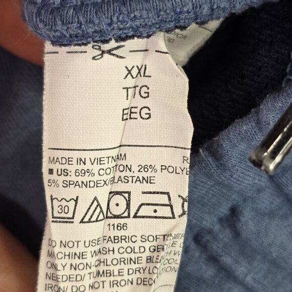 Mens Old Navy Blue Active Dynamic Fleece Jogger Pants 4-Way Stretch Size XXL - Picture 3 of 9